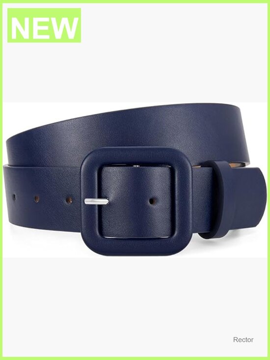 Fashion Belt Square Buckle Faux Leather Ladies Belt for Jeans Dresses main image 6